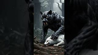 Black panther vs White Animals lion tiger [upl. by Eitnom]