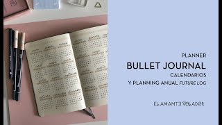 BULLET JOURNAL 2020  CALENDARIO Y PLANNING [upl. by Najar]