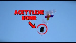 Acetylene balloon BOMB [upl. by Anayrb333]