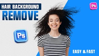 Cut Out Hair Easy amp Fast Photoshop Tutorial photoshop [upl. by Adnirual]