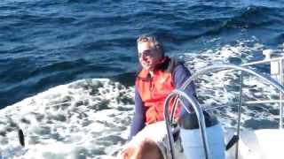 Sailing in Marblehead  Peter at the Helm [upl. by Nomael558]