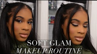 SOFT GLAM MAKEUP TUTORIAL BEGINNER FRIENDLY  DETAILED [upl. by Menis]