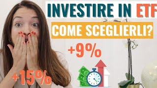 INVESTIRE IN ETF 3 MIGLIORI DA TENERE  COSA SONO CONVIENE COME SCEGLIERLI SampP 500 o MSCI WORLD [upl. by Yllitnahc]