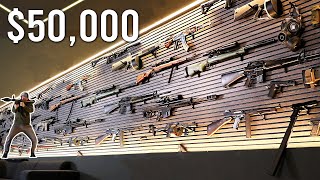 Silos Secret Underground Gun Bunker 50000 worth of Airsoft Guns [upl. by Herries471]