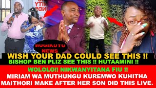 MIRIAM WAMUTHUNGUS SON SHOCKS MANY FOR DOIND THIS LIVE SINCE HIS DAD DED LEAVING HIS MUM CRYING [upl. by Hunsinger254]