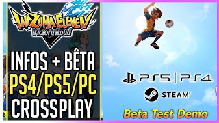 ⚽INAZUMA ELEVEN VR► CROSSPLAY annoncé  Ps4Ps5PC  infos bêta [upl. by Norward]