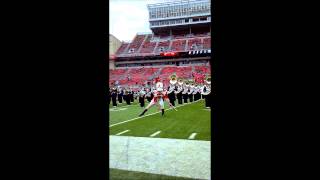 Assistant drum major David PettitOSU vs Purdue Postgame [upl. by Llerred974]