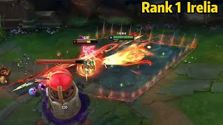 Rank 1 Irelia This Irelia Mechanic Will BLOW YOUR MIND [upl. by Eelana]