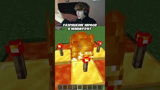 Разрушение Мифов в Майнкрафт 🤯 shorts minecraft майнкрафт мем мемы реакция лисфокс lisfox [upl. by Alejandrina]