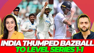 India THUMPED Bazball to win 2nd Test and level series 11  India vs England [upl. by Doria]