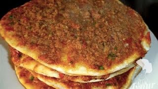 Ev Yapımı Lahmacun  Hamur İşleri [upl. by Asalocin42]