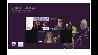 Webinar MSCAPostdoctoral Fellowships 2024  quotHow to write a successful proposalquot [upl. by Ches]