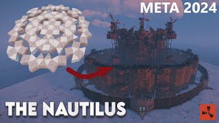 THE NAUTILUS  THE MOST META ZERG BASE  Rust Building Tutorial 2024 [upl. by Pritchett]