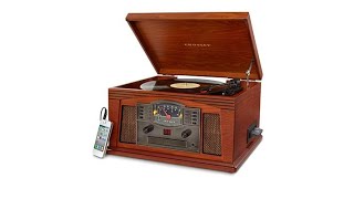 Crosley 3Speed Lancaster 5in1 Entertainment Center [upl. by Cory]