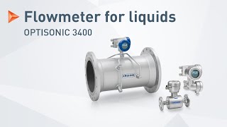 OPTISONIC 3400 von KROHNE – UltraschallDurchflussmessgerät für Flüssigkeiten [upl. by Anegroeg25]