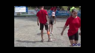 PETANQUE CHAMPIONSHIP OF FRANCE UNSS 2024 Tartas vs Saint Florent Sur Cher [upl. by Anirdna]