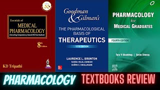 Pharmacology textbooks review  drtechvlogger pharmacology mbbs [upl. by Jess335]