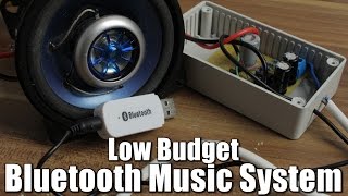 Make your own Low Budget Bluetooth Music System  OpAmp [upl. by Ynned]