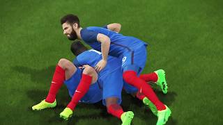 3v3 PES 2018 Beta Online  Brésil vs France  Mon Septième Match PS4 [upl. by Evetta]