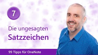 🟣 99 Tipps für OneNote 7️⃣ Die ungesagten Satzzeichen beim Diktieren  Malter365de [upl. by Anirbus369]