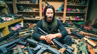 Whats Inside Keanu Reeves Private Gun Collection [upl. by Ingrid]