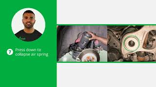 Arnott rear air spring installation video for Jeep Grand Cherokee IV WK2 [upl. by Alita]