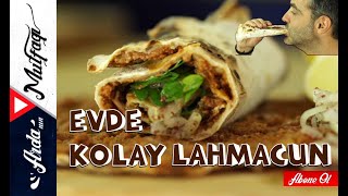 Evde Kolay Lahmacun Nasıl Yapılır  Lahmacun Tarifi  Ardanın Mutfağı [upl. by Eyot]