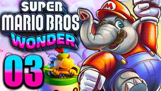 BOWSER JR vs ELEFANTMario Im WölckchenGebirge Super Mario Bros Wonder Part 3 🍬☁️ [upl. by Roderick]