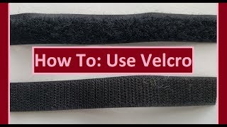 How To Sew Velcro [upl. by Fowkes]