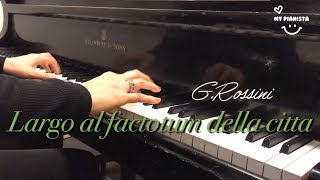 Largo al factotum della citta Figaro Piano accompaniment Opera karaoke [upl. by Roobbie]