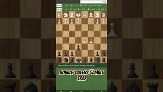 Double Queens gambit declined Part 02 chess learnchesstrapin30seconds learnchesstactics [upl. by Brear]