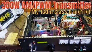 Homebrew 160m 200 watt AM ClassD transmitter with Pulse Width Modulation [upl. by Kirch758]