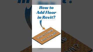 How to Add Floor in Revit shorts revit architecture tutorial [upl. by Malas]