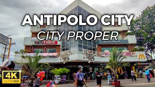 4K  ANTIPOLO CITY  CITY PROPER Afternoon Walk  Philippines  July 2021 [upl. by Lleynod]