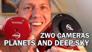 Best ZWO cameras for planetary imaging and deepsky color  Astrophotography [upl. by Ayhdiv389]