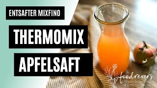 Apfelsaft selber machen  Entsaften mit Thermomix  dampfentsaften  MixFino [upl. by Williamson]