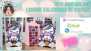 TUTO MONTAGE CALENDRIER LICORNE [upl. by Ellinger]