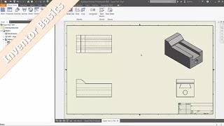 Inventor 101 Detail Part Drawings from 3D CAD [upl. by Nnaylime]