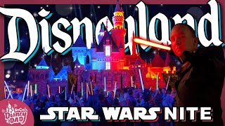 Disneylands STAR WARS NITE 2024 Full Experience  Food Characters amp More [upl. by Asserak]