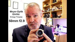 MeyerOptik Görlitz Trioplan 50mm f29 VINTAGE LENS [upl. by Tada]