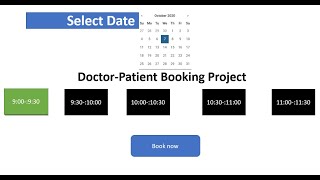 Doctor Patient Appointment Booking Project in ASPNET CORE [upl. by Cirek]