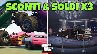 SETTIMANA ORRENDA SCONTI E SOLDI X3 AGGIORNAMENTO SETTIMANALE GTA ONLINE ITA [upl. by Odraboel]