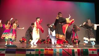 Afghan Cultural Group Dance  Shabnam Hashimi [upl. by Ahselrak]