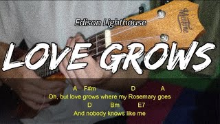 Love Grows Where My Rosemary Goes  Edison Lighthouse  Ukulele Tutorial [upl. by Nageam969]