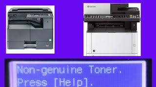 Solved quotNongenuine Tonerquot Error Kyocera 1800 2200 2020 2320 2040 [upl. by Farkas843]