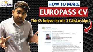 How to make an Outstanding EUROPASS CV  StepbyStep guide  Amazing Tips and Tricks [upl. by Atikram511]