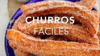 CÓMO HACER CHURROS muy deliciosos  Recetas fáciles Pizca de Sabor [upl. by Annaid]