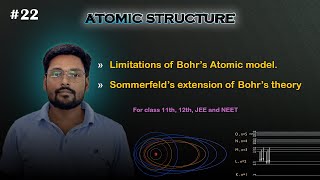 Sommerfeld atomic theory  Limitations of Bohrs Atomic theory  For class 11th 12th JEE NEET [upl. by Gibbs]