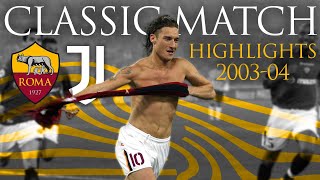 🤫 ROMA 40 JUVENTUS  CLASSIC MATCH HIGHLIGHTS 🟨🟥 [upl. by Yole]