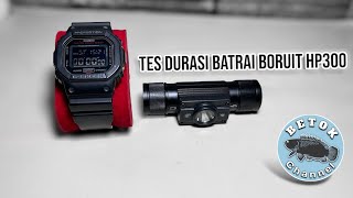 TEST DURASI BATERAI BORUIT HP300 [upl. by Francesca313]